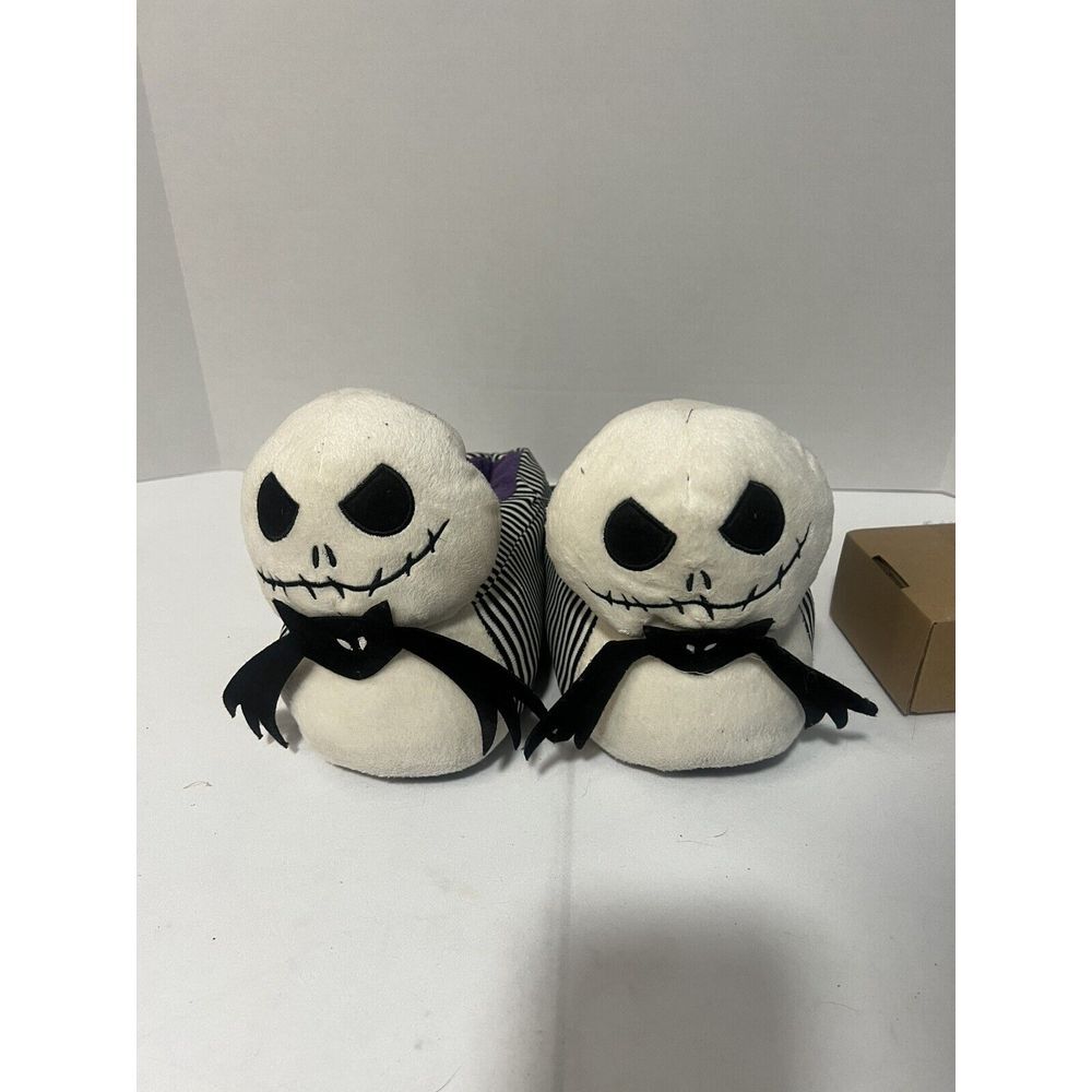 Vintage Plush Slippers Disney Nightmare Before Christmas Jack Skellington Size X